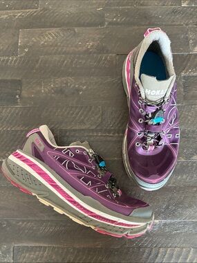Hoka One One Stinson 3 ATR Purple Pink Trail Running Shoes